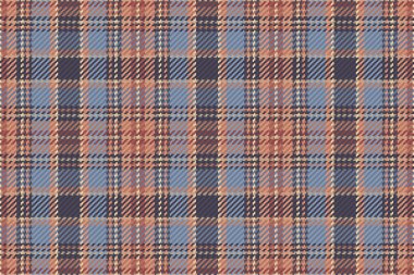 İskoç ekosesinin kusursuz deseni. Kumaş dokusunu kontrol ederek tekrarlanabilir arkaplan. Çizgili tekstil izinin düz vektör arkaplanı.