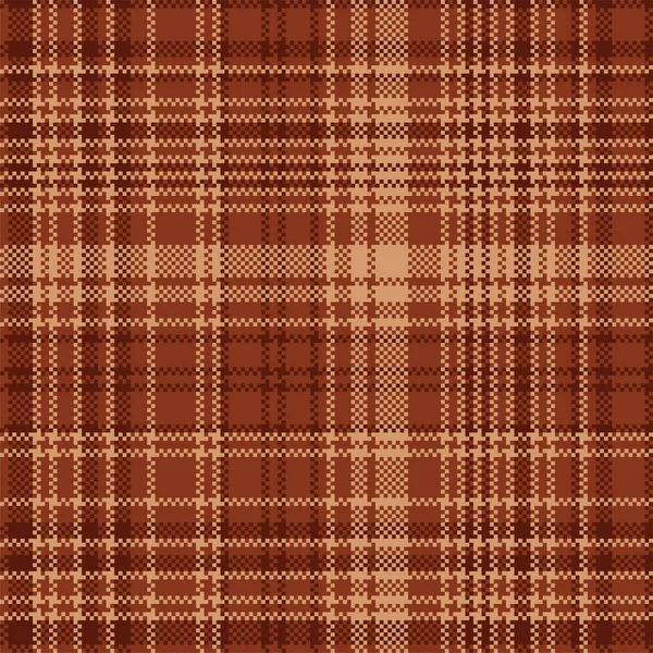 Padrão Xadrez Tartan Sem Costura Impressão Textura Tecido Verificar Fundo — Vetor de Stock