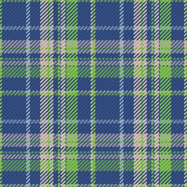 İskoç ekosesinin kusursuz deseni. Kumaş dokusunu kontrol ederek tekrarlanabilir arkaplan. Çizgili tekstil izinin düz vektör arkaplanı.