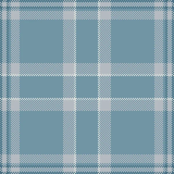 Pixel Achtergrond Vector Ontwerp Moderne Naadloze Patroon Plaid Vierkante Textuur — Stockvector