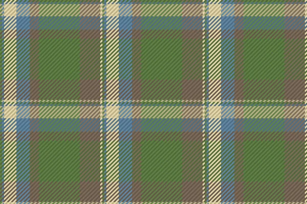 Seamless Pattern Scottish Tartan Plaid Repeatable Background Check Fabric Texture — Stock Vector