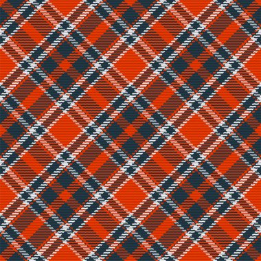 İskoç ekosesinin kusursuz deseni. Kumaş dokusunu kontrol ederek tekrarlanabilir arkaplan. Çizgili tekstil izinin düz vektör arkaplanı.