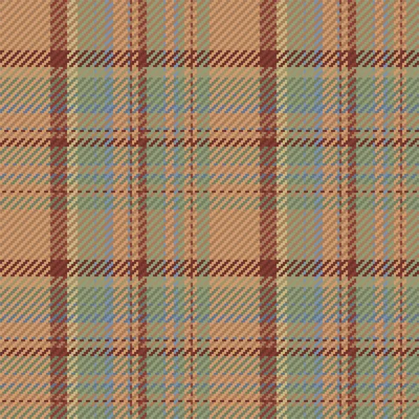 Seamless Pattern Scottish Tartan Plaid Repeatable Background Check Fabric Texture — Stock Vector