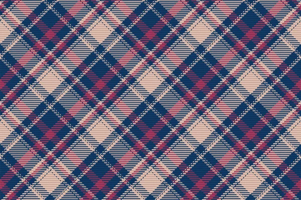 Seamless Pattern Scottish Tartan Plaid Repeatable Background Check Fabric Texture — Stock Vector