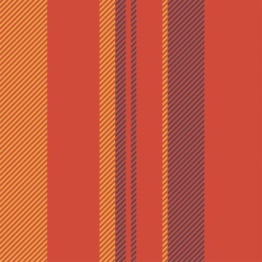 Dikey çizgiler kusursuz desen. Çizgiler vektör soyut tasarımı. Moda tekstili için uygun şerit dokusu.