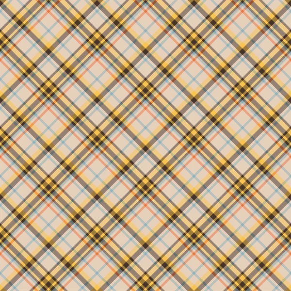 Orange yellow tartan fabric texture diagonal pattern seamless