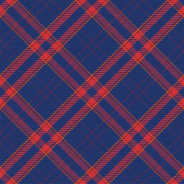 İskoç ekosesinin kusursuz deseni. Kumaş dokusunu kontrol ederek tekrarlanabilir arkaplan. Çizgili tekstil izinin düz vektör arkaplanı.