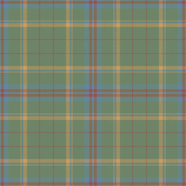 Plaid Pattern Seamless Check Fabric Texture Stripe Square Background Tartan — Stock Vector