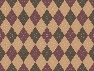 Argyle deseni kusursuz. Kumaş dokusu arka planı. Klasik argill vektör süslemesi.