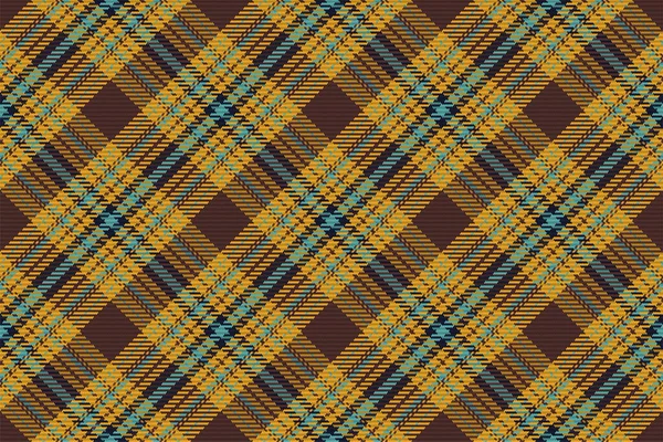 Padrão Sem Costura Xadrez Tartan Escocês Fundo Repetível Com Textura — Vetor de Stock