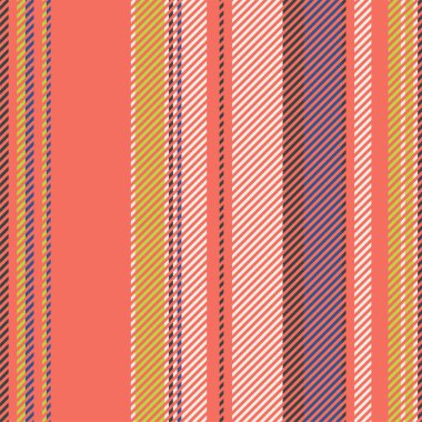 Çizgili vektör kusursuz desen. Renkli çizgilerin çizgili arka planı. İç tasarım ve kumaş için yazdır.