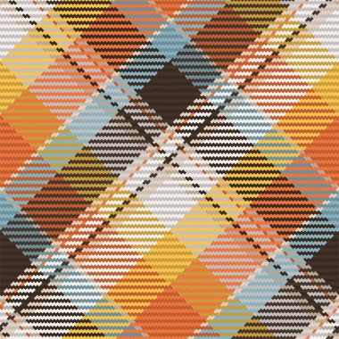 İskoç ekosesinin kusursuz deseni. Kumaş dokusunu kontrol ederek tekrarlanabilir arkaplan. Çizgili tekstil izinin düz vektör arkaplanı.