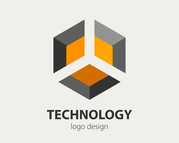 Abstract Business Logo Design Vector Company Logotype Concept Haxogen Corporate — Wektor stockowy