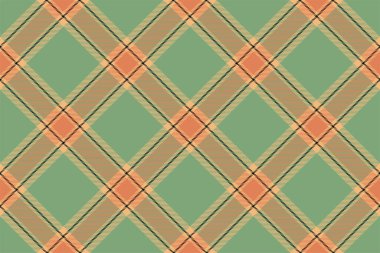 Ekose desenli. Kumaş dokusunu kontrol et. Çizgili kare arka plan. Vektör tekstil tasarımı tartan