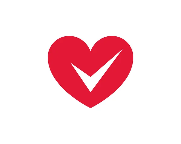 Heart Health Care Vector Icon Cardio Medicine Symbol Cardiology Illustration — Stockvektor