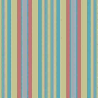 Dikey çizgi deseni. Vektör çizgileri arka plan kumaş dokusu. Geometrik çizgili çizgi tekstil baskısı, ambalaj kağıdı, hediye kartı, duvar kağıdı için dikişsiz soyut tasarım.