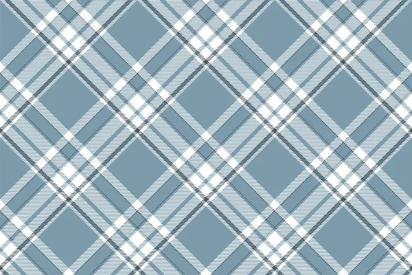 Tartan Plaid Background Diagonal Check Seamless Pattern Vector Fabric Texture — Stock Vector