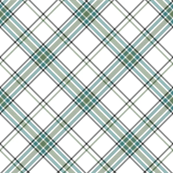 Vecteur Motif Carreaux Écossais Tartan Sans Couture Tissu Fond Rétro — Image vectorielle