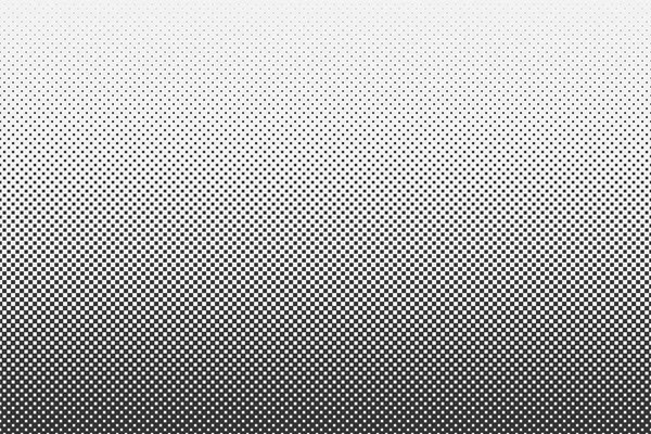 黒と白のグラデーションのハーフトーンの背景 漫画風ベクトルシームレスパターン — ストックベクタ