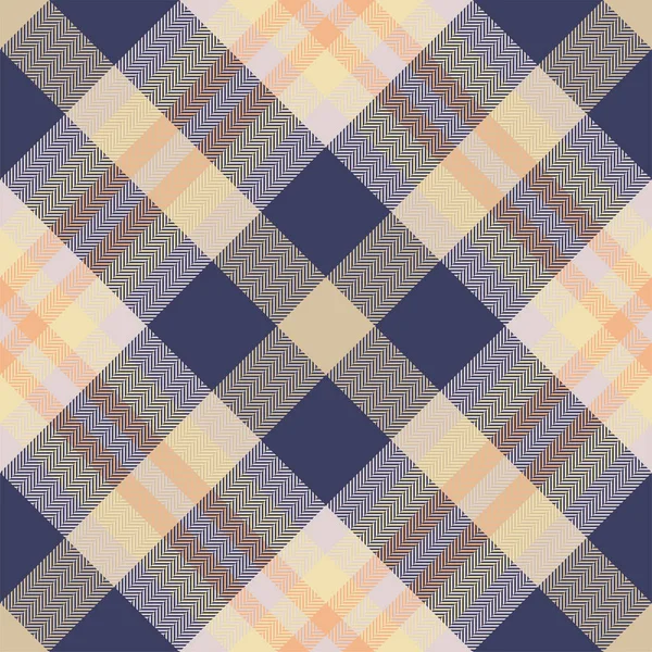 Plaid Pattern Vector Check Fabric Texture Seamless Textile Design Clothes — Stock Vector