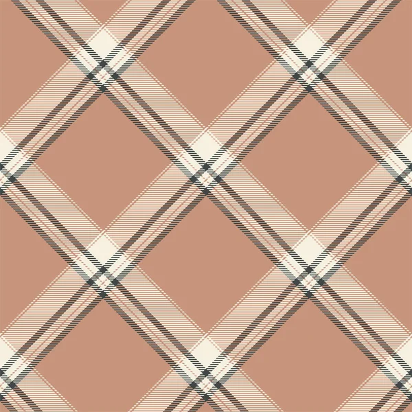 Vecteur Motif Carreaux Écossais Tartan Sans Couture Tissu Fond Rétro — Image vectorielle