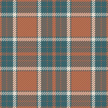 İskoç ekosesinin kusursuz deseni. Kumaş dokusunu kontrol ederek tekrarlanabilir arkaplan. Çizgili tekstil izinin düz vektör arkaplanı.