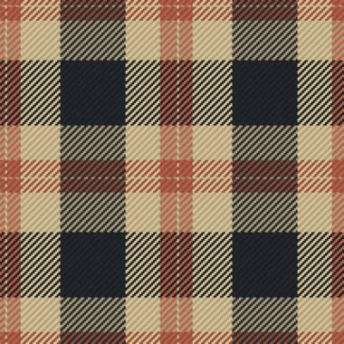 İskoç ekosesinin kusursuz deseni. Kumaş dokusunu kontrol ederek tekrarlanabilir arkaplan. Çizgili tekstil izinin düz vektör arkaplanı.