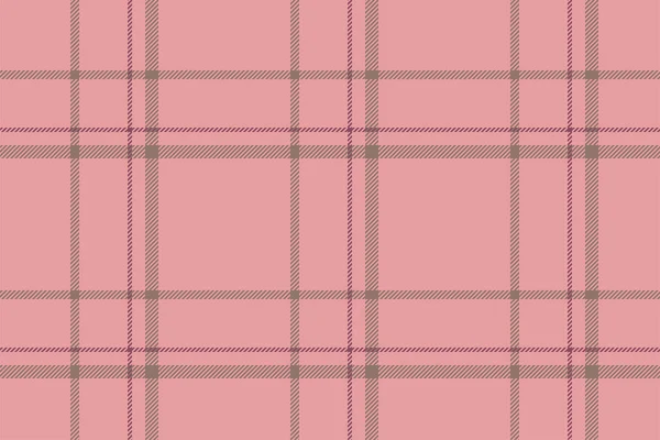 Fondo Cuadros Comprobar Patrón Sin Costuras Rosa Textura Tela Vectorial — Archivo Imágenes Vectoriales