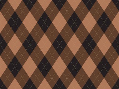 Argyle deseni kusursuz. Kumaş dokusu arka planı. Klasik argill vektör süslemesi.