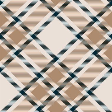 Ekose desenli vektör. Kumaş dokusunu kontrol et. Giysiler, kağıt baskısı veya web arkaplanı için kusursuz tekstil tasarımı.