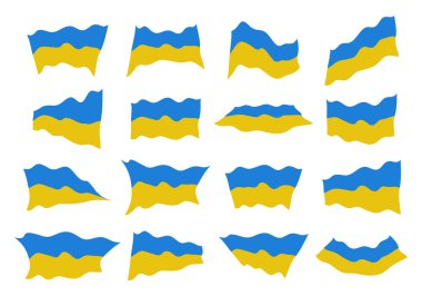 Ukrayna bayrağını sarı mavi renge ayarla. Ukrayna 'da özgürlük ve demokrasinin sembolü. Savaşı durdurun..