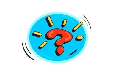 Çizgi roman stili vektör etiketi. Kabarcık etiketi, çizgi roman için kelime yazılı konuşma etiketi. Mizah balonu çizimi.