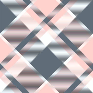 Ekose desenli vektör. Kumaş dokusunu kontrol et. Giysiler, kağıt baskısı veya web arkaplanı için kusursuz tekstil tasarımı.