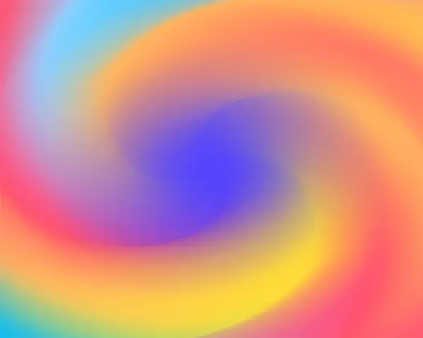 Bright Rainbow Color Swirl Abstract Background Vector Twist Wallpaper Design — Stock Vector