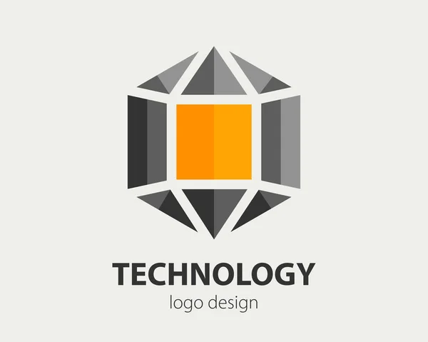 Abstraktes Logo Design Für Unternehmen Vector Firmenlogos Konzept Haxogen Corporate — Stockvektor
