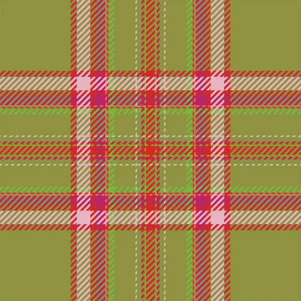 Plaid Chequepatroon Naadloze Stofstructuur Tartan Textielprint Ontwerp — Stockvector