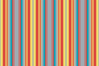 Çizgili vektör kusursuz desen. Renkli çizgilerin çizgili arka planı. İç tasarım ve kumaş için yazdır.