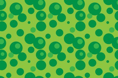 Moda yeşil baloncuklar soyut tasarımları noktalar. Kusursuz desenli nokta dokusu.