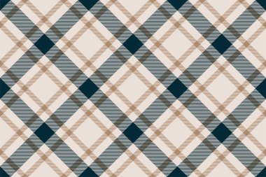 Tartan ekoseli arka plan, çapraz kontrol, kusursuz desen. Tekstil baskısı için vektör kumaş dokusu, ambalaj kağıdı, hediye kartı, duvar kağıdı düz tasarım.
