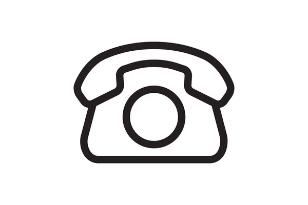 Call Phone Icon Communication Support Vector Symbol Telephone Sign Design — Wektor stockowy