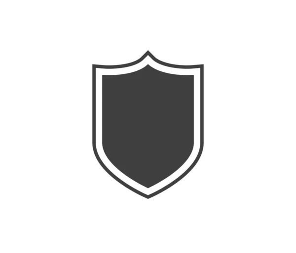 Schild Zwart Wit Logo Garantie Insignes Bewaker Symbool Beveiligingsvectorpictogram — Stockvector
