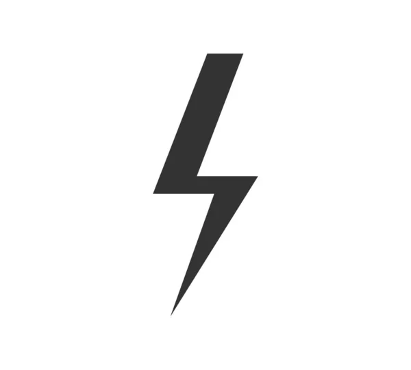 Έμβλημα Φορέα Ενέργειας Ισχύος Σύμβολο Φλας Ηλεκτρισμού Εικονίδιο Φόρτισης Κινδύνου — Διανυσματικό Αρχείο
