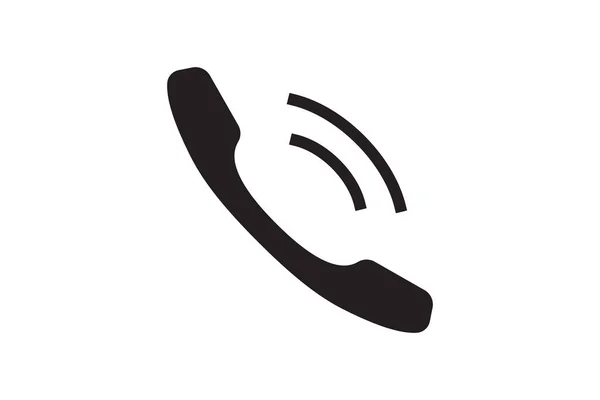 Liga Para Ícone Telefone Símbolo Vetorial Comunicação Suporte Elemento Projeto — Vetor de Stock
