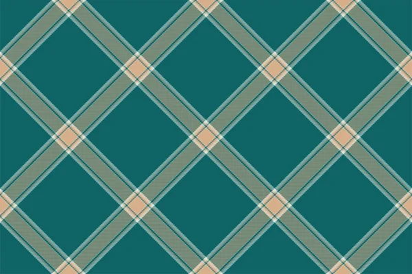 Tartan Plaid Fond Diagonale Vérifier Motif Sans Couture Texture Tissu — Image vectorielle