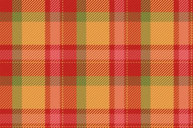 İskoç ekosesinin kusursuz deseni. Kumaş dokusunu kontrol ederek tekrarlanabilir arkaplan. Çizgili tekstil izinin düz vektör arkaplanı.