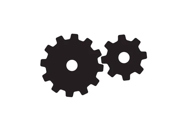 Setting Icon Vector Work Cog Gear Element Cogweel Mechanism Symbol — Stockový vektor