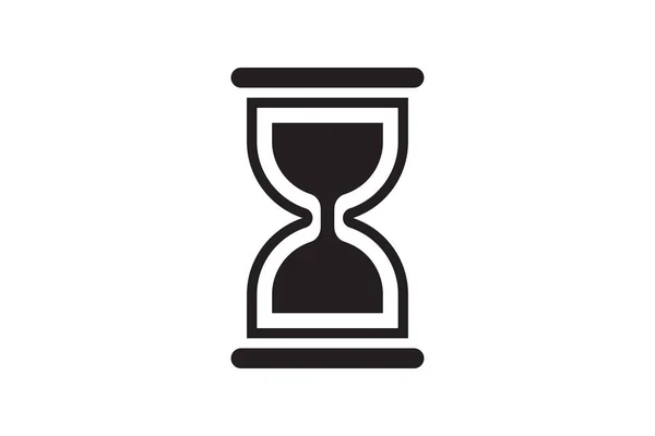 Wait Icon Sand Glass Watch Time Clock Simple Web Design — Wektor stockowy