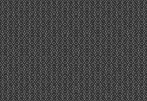 Cube seamless pattern, simple line design in black and white. Business card background techno style.