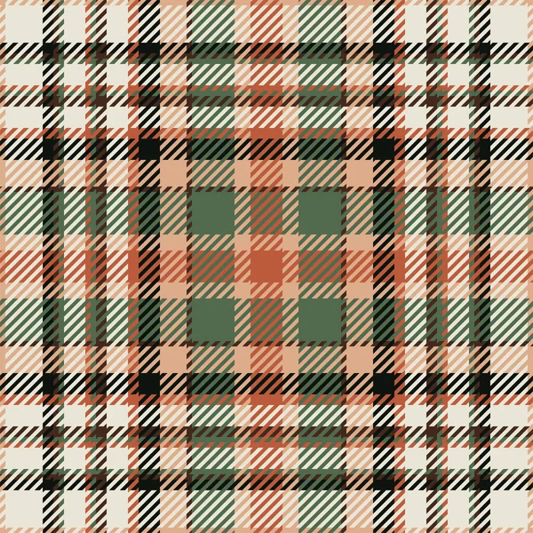 Padrão Verificação Xadrez Textura Tecido Sem Costura Tartan Design Impressão —  Vetores de Stock