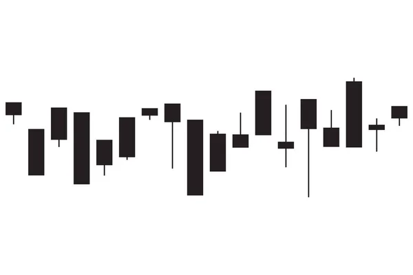 Gráfico Ícone Vetor Símbolo Negócios Diagrama Taxa Financiamento Sinal Relatório — Vetor de Stock